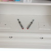 phoenix fire commander pro fs1923 key lock floor fixing kit with two metal fixing bolts and white mounting surface
