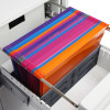Open drawer of phoenix world class vertical fire file electronic lock showing colourful hanging files inside