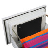 back of drawer door showing locking mechanism of phoenix world class vertical fire file key lock