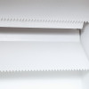 Close-up of the deposit slot on the phoenix hs1091 diamond deposit security safe key lock showing serrated edges