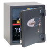 phoenix mecury hs2051 security safe with door ajar showing some contents inside