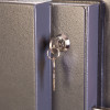 phoenix mecury hs2051 security safe showing internal key lock with key inserted