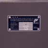 Certification label on phoenix mecury hs2054 security safe showing certification details and resistance grade II