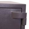 Hinge detail of the phoenix mercury hs2054 security safe showing the hinge mechanism on the corner of the safe door