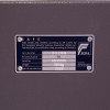 Certification label on phoenix elara hs3552 security safe showing test standard resistance grade serial number and weight