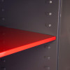 Internal shelf in the phoenix elara hs3552 security safe showing adjustable shelf supports
