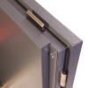 Close-up of locking bolts on the phoenix elara hs3552 security safe showing metal parts and mechanism