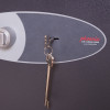 Close up of key lock with keys inserted on phoenix elara hs3552 security safe panel