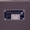 Certification label showing details and approval information on the phoenix elara hs3553 security safe