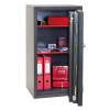 phoenix elara hs3553 security safe with door open showing red folders and boxes inside