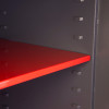 internal red shelf inside the phoenix elara hs3554 security safe shown close up