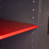 phoenix elara hs3555 security safe showing the internal red shelf and supporting brackets inside the unit