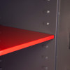 internal red shelf inside phoenix elara hs3555 security safe shown against dark grey interior