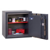 Phoenix planet hs6071 security safe with the door open showing items inside on two shelves