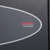 Phoenix Planet HS6073 security safe brand logo with red and white text on a dark grey background