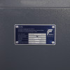 Certification label on phoenix planet hs6073 security safe showing certification number, resistance grade, weight, and manufacture year