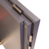 Close-up of locking bolts on the phoenix planet hs6073 security safe door edge