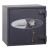 phoenix cosmos hs9071 security safe shown at an angled view with keypad, handle, and key visible