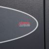 phoenix cosmos hs9071 security safe brand logo in red and white on a dark textured surface