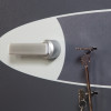 Close up of the key lock and handle on the phoenix cosmos hs9073 security safe