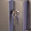 phoenix cosmos hs9074 security safe showing the internal key lock with key inserted in the lock mechanism