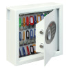 phoenix cygnus ks0030 key deposit safe showing the open door with rows of colourful key tags hanging inside