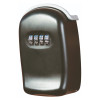 Front view of the phoenix key store ks0001c showing the combination lock dials on a curved metal case