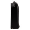 Side view of the phoenix key store showing its slim, rounded black design