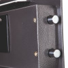phoenix vela security safe deposit slot electronic lock showing two locking bolts in close up view