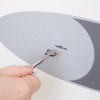 Hand inserting key into key lock of phoenix fortress 1182 security safe showing key in use