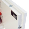 Phoenix fortress 1183 security safe electronic lock showing the inside edge of the open door and locking bolts