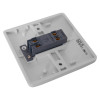 elksfp emergency lighting test key switch front plate and key shown from an angled back view