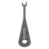 elksk emergency lighting test key switch viewed from the front showing a metal tool with a notch and the word CLICK on the handle