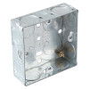 Metal Rlelksbb Emergency Lighting Test Key Switch Back Box Angled showing internal side and mounting holes