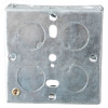 Rlelksbb Emergency Lighting Test Key Switch Back Box Back showing metal construction with circular knockouts and mounting holes