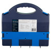 Back view of Rmcatkitgid Bs8599 compliant glow in the dark catering first aid kit showing contents label and handle