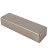rutland overhead door closer satin nickel cover with smooth, brushed metal surface in a rectangular shape