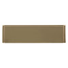 Rutrlppb Rutrlpik60 Rutland Letterplate in polished brass finish showing the outside front view
