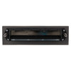 Front view of Rutrlpsn Rutrlpik60 Rutland Letterplate with 60 minute intumescent inside back in black finish