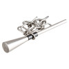 Safpin Release Pin Front showing metal pin with conical end and attached chain on white background