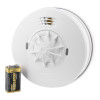 easichange heat alarm brk replacement showing front view and separate battery next to it