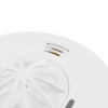 Close-up view of the sounder detail on an easichange heat alarm brk replacement showing vents and central fan-like design