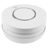 easichange replacement smoke alarm brk660mbx shown from an angled view highlighting its circular shape and central button