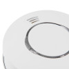 Closeup of the button on the easichange replacement smoke alarm brk660mbx showing part of the round test centre