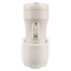 3 in 1 led emergency torch night light showing the front lens and side switch in a white holder