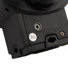Close-up of the back of the auraglow cyrus hybrid twin led security light showing screws and quality control sticker