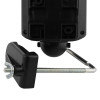 auraglow cyrus hybrid twin led security light showing the bracket angled with mounting components visible