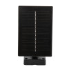 auraglow cyrus hybrid twin led security light showing the black solar panel with mounting base