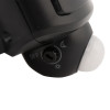 Close up of the switch on an auraglow cyrus hybrid twin led security light showing off, night and daylight settings