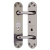 perko powermatic polished nickel showing the front side with screws and control settings visible